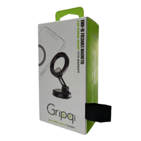 Gripqi Foldable Magnetic Car Phone Mount Holder XMD-18